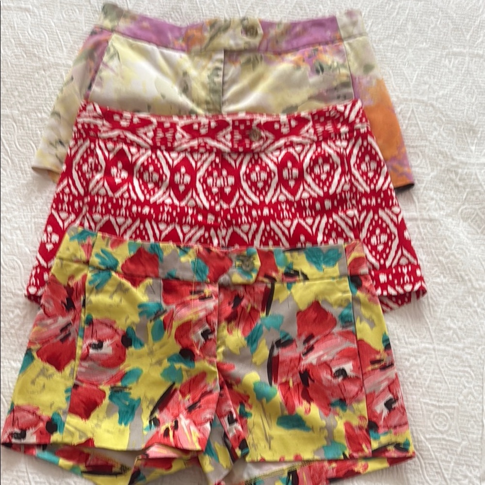 Three pairs of JCREW shorts